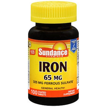 SUNDANCE IRON 65 mg./100 TAB.