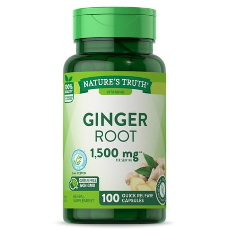 GINGER ROOT 1.500 MG 100 TABLETS