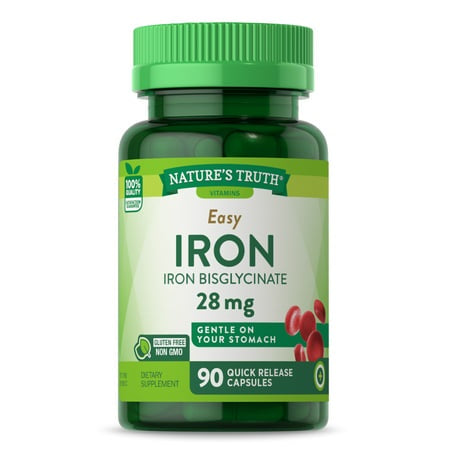 NATURE'S TRUTH EASY IRON 28 MG 90 CAPSULES