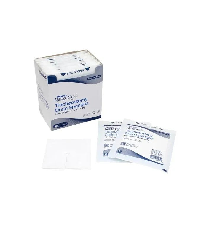 TRACHEOSTOMY DRAIN SPONGES 25 POUCHES – Big Apple Pharmacy