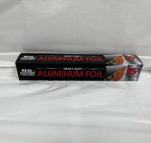 REAL TOUGH ALUMINUM FOIL 25 SQFT 1CT #71212