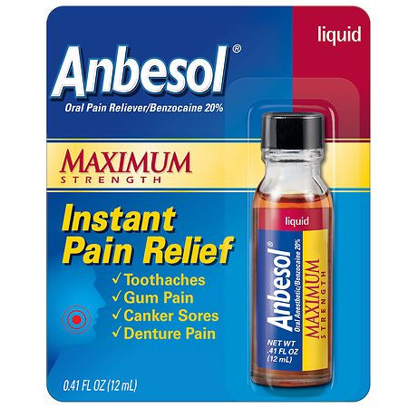 ANBESOL BENZOCAINE 20% 0.41 OZ