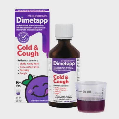 DIMETAPP CHILDRENS COLD & COUGH GRAPE 8 OZ