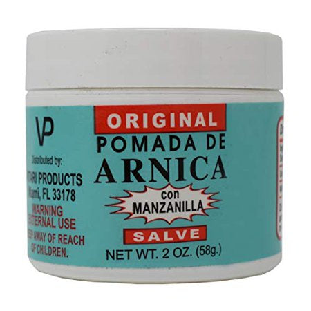 Arnica Pomada CON Manzanilla SALVE 2 OZ