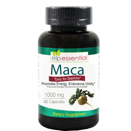 ELP - MACA TONIC FOR STAMINA 1000 MG 60 CAPSULES