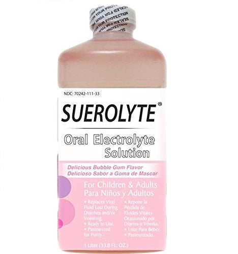 SUEROLYTE SOLUTION BUBBLE GUM 33.8 OZ