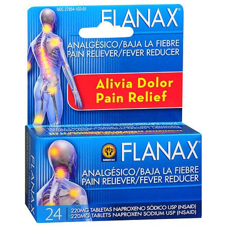 FLANAX PAIN RELIEVER 24TABLET 220mg