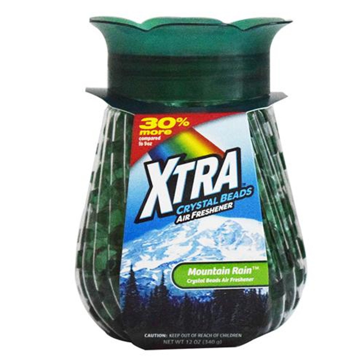 XTRA CRYSTAL BEADS  AIR FRESHNER MOUNTAIN RAIN 12 OZ