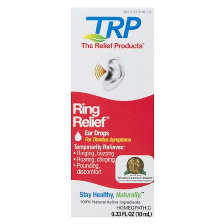 RING RELIEF EAR DROPS 0.33 OZ