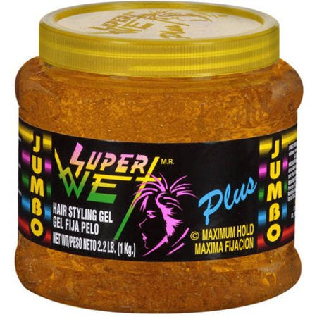 SUPER WET - Hair Styling Orange Gel Fija Pelo - 2.2 LB