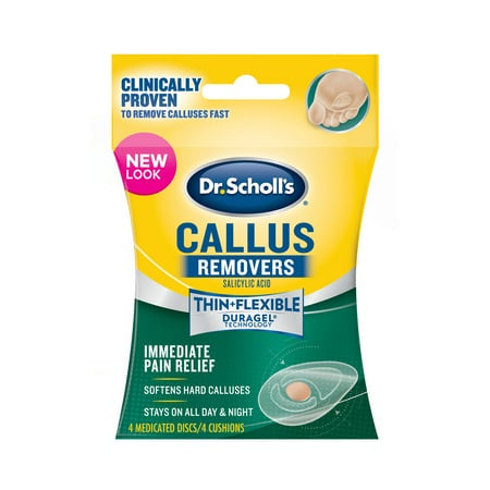 DR. SCHOLLS CALLUS REMOVERS 4 MEDICATED DISCS