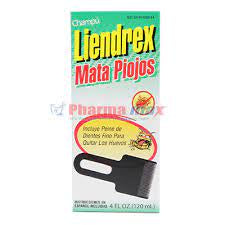 Liendrex Lice Shampoo Mata Piojos / Kills Lice - 4 Oz